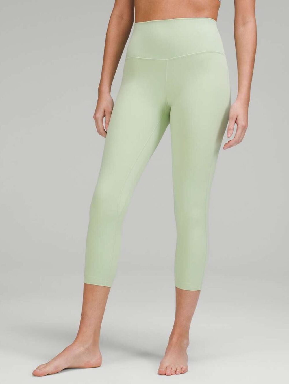 Lululemon Align High-Rise Crop 23" - Creamy Mint (Size 8) Double Lined